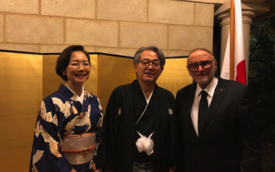 RECEPCION OFRECIDA POR SU EXCELENCIA EMBAJADOR DE JAPON EN LA REPUBLICA DOMINICANA Y SRA. EN EL ANIVERSARIO DEL NACIMIENTO DEL EMPERADOR DE JAPON, S. E. AKIHITO, EL 6 DE DICIEMBRE, 2018.